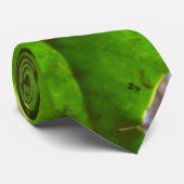 Holly Leaves II Holiday Natuur Botanisch Stropdas (Opgerold)