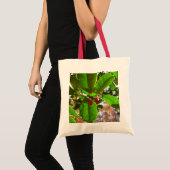 Holly Leaves II Holiday Natuur Botanisch Tote Bag (Voorkant (product))