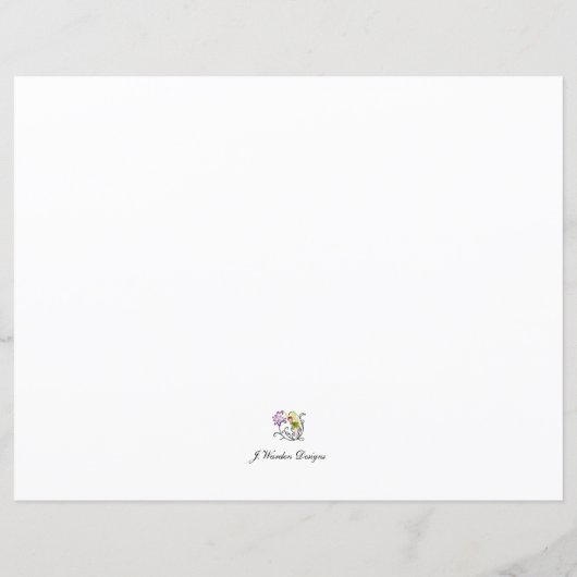 Holly Leaves Stationery (met bijpassende items) (Achterkant)