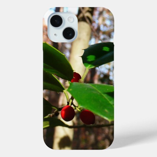Holly left I Holiday Botanical Case-Mate iPhone Case (Achterkant)