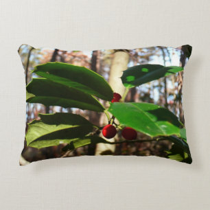 Holly left I Holiday Botanical Decoratief Kussen