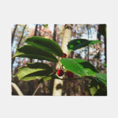 Holly left I Holiday Botanical Deurmat (Voorkant)