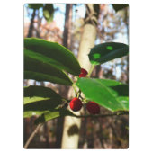 Holly left I Holiday Botanical Klembord (Achterkant)