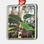 Holly left I Holiday Botanical Metalen Ornament (Links)