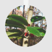 Holly left I Holiday Botanical Ornament (achterkant)