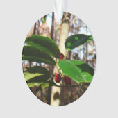 Holly left I Holiday Botanical Ornament (voorkant)