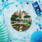 Holly left I Holiday Botanical Papieren Bordje (Feest)