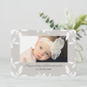 Holly Lijst Holiday-fotokaart Feestdagenkaart (Staand voorkant)