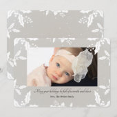 Holly Lijst Holiday-fotokaart Feestdagenkaart (Voorkant / Achterkant)