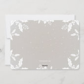 Holly Lijst Holiday-fotokaart Feestdagenkaart (Achterkant)