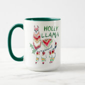 HOLLY LLAMA Boho Holiday Mok (Links)
