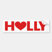 Holly Love Bumpersticker (Voorkant)