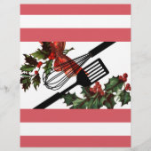 Holly maakt kerstvakantierecept letterhead (Achterkant)