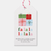 Holly Merry & Bright Vakantie Cadeaulabel (Voorkant)