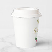 Holly Merry Kerstmis 2023 Papieren Bekers (Rechts)