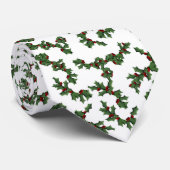 Holly met bessen Kerstmis Stropdas (Opgerold)