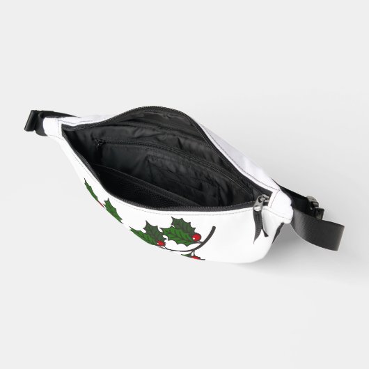 Holly met rode bessen heuptasje (Open)