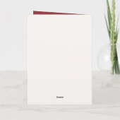 Holly & Mistletoe Fun Retro Christmas Photos Feestdagen Kaart (Achterkant)