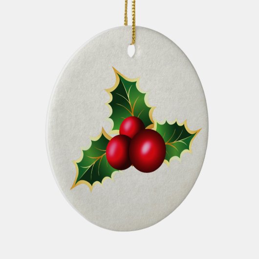 Holly Mistletoe Ornament (Rechts)