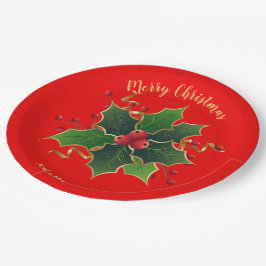 Holly Mistletoe Paper Bord
