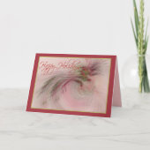 HOLLY 'N BERRIES FEESTDAGEN KAART (Voorkant)