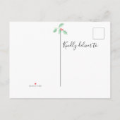 Holly New Address Moving  Aankondigingskaart (Achterkant)