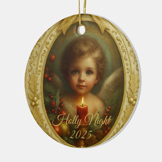 Holly Night 2025 – Angel Keepsake Ornament  (Links)