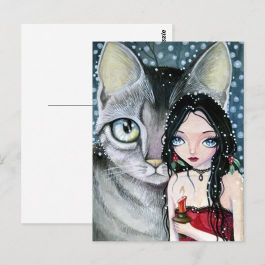 Holly Night - Briefkaart (Voorkant / Achterkant)