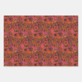 Holly Paisley Print Inpakpapier Vel (Voorkant 2)