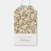  Holly Pattern Cadeaulabel (Voorkant)