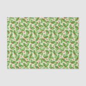 Holly Pattern Tissuepapier (Voorkant)
