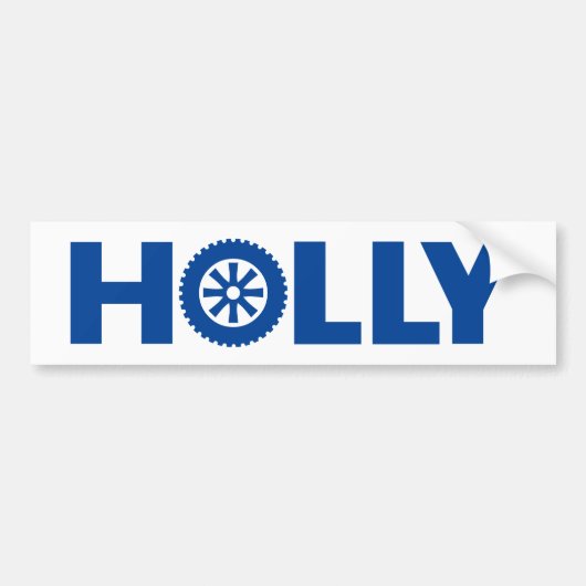 Holly Petrolhead Bumpersticker (Voorkant)