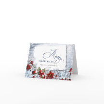 Holly & Pine Rustic kerstgroet