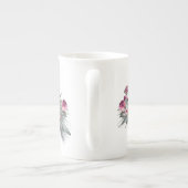 Holly Plum Roos Garland Porselein Kop (Achterkant)