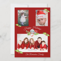 Holly Poinsettia Snow Wereldbol Red Persoonlijke f