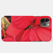 Holly Point Poinsettias Holiday Floral Case-Mate iPhone Case (Achterkant (horizontaal))