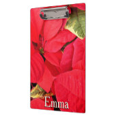 Holly Point Poinsettias Holiday Floral Klembord (Links)