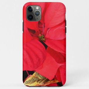 Holly Point Poinsettias Kerstfeestdag Floral Case-Mate iPhone Case