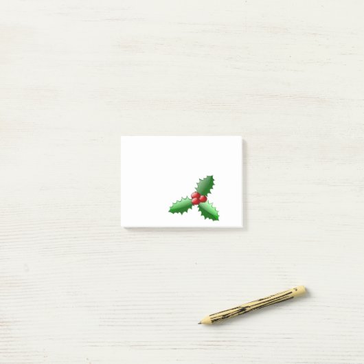 Holly Post-it® Notes (Op bureau)