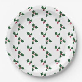 Holly Print Papieren Bordje