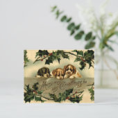 Holly Puppies Briefkaart (Staand voorkant)