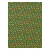 Holly red berries kerstblad groen tafelkleed (Voorkant)
