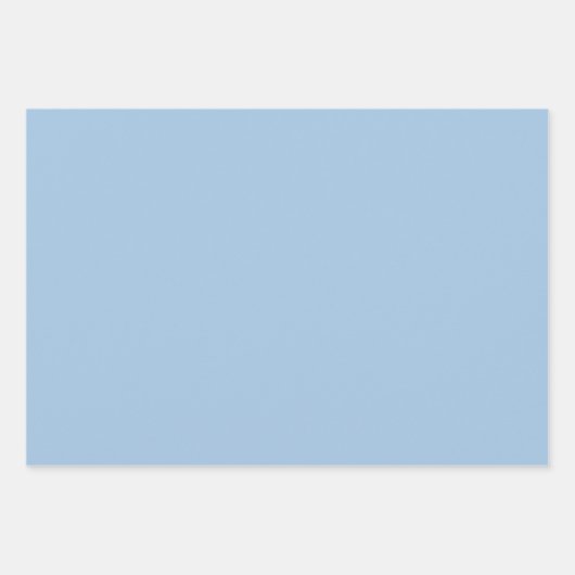 Holly Red en Winter Blue Solids Inpakpapier Vel (Voorkant 2)