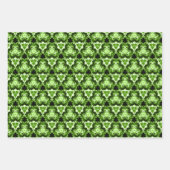 Holly Red, Traditioneel Groen en Solid Red Inpakpapier Vel (Voorkant 2)