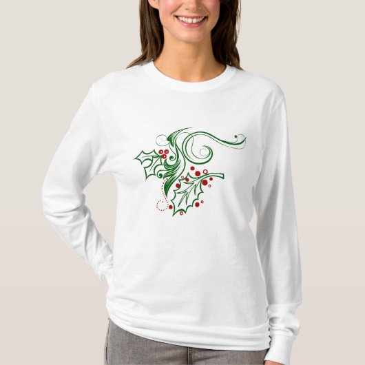 Holly Ribbons T-shirt (Voorkant)