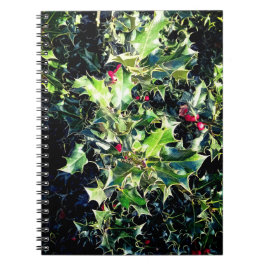 Holly, rode bessen notitieboek