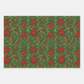 Holly & Santa Magic Wrap Inpakpapier Vel (Voorkant 2)