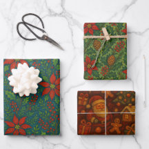 Holly & Santa Magische Inpakpapier