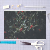  Holly Seasonal Kerstmis-ontkoppeling Tissuepapier (Craft)