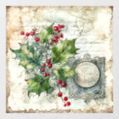 Holly Shabby Window Cling Raamsticker (Vel)
